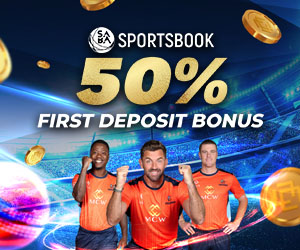 SPORTSBOOK 50% First Deposit Bonus 3,000 NPR 