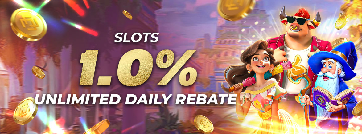 Slots 1% Unlimited Daily Rebate